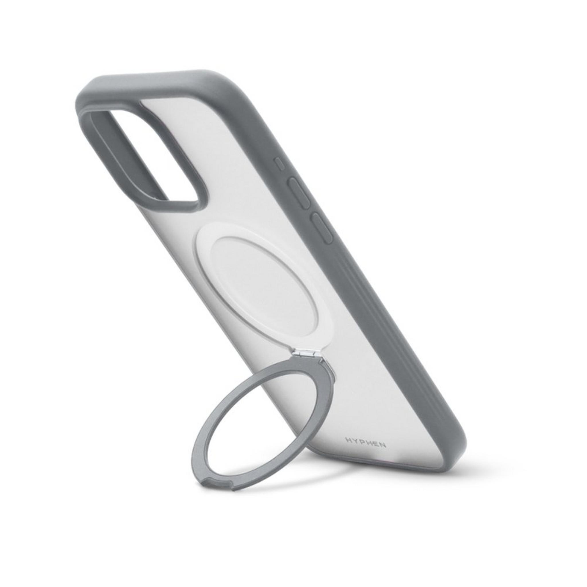 HYPHEN Magsafe Case for iPhone 15 Pro, HPC-RGY15P8597 – Gray