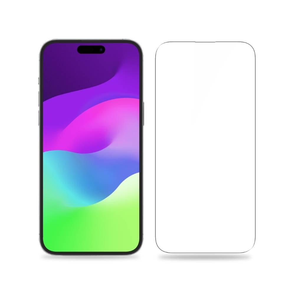  لاصقة حماية لشاشة ايفون 15 مقاس 6.1 بوصة مصنوعة من الزجاج المقوى مع أداة تطبيق من بايكرون, BKR-SL-IP15-6.1C – شفاف 