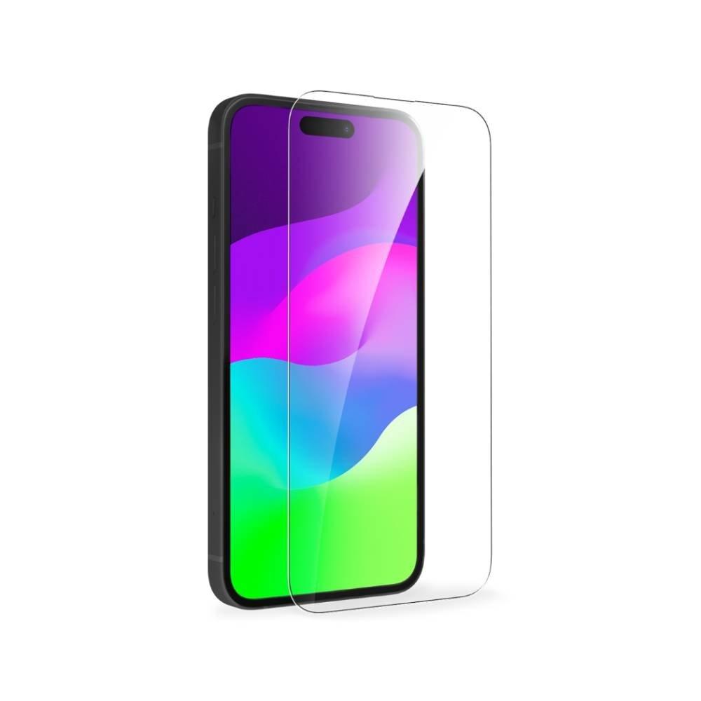  لاصقة حماية لشاشة ايفون 15 مقاس 6.1 بوصة مصنوعة من الزجاج المقوى مع أداة تطبيق من بايكرون, BKR-SL-IP15-6.1C – شفاف 