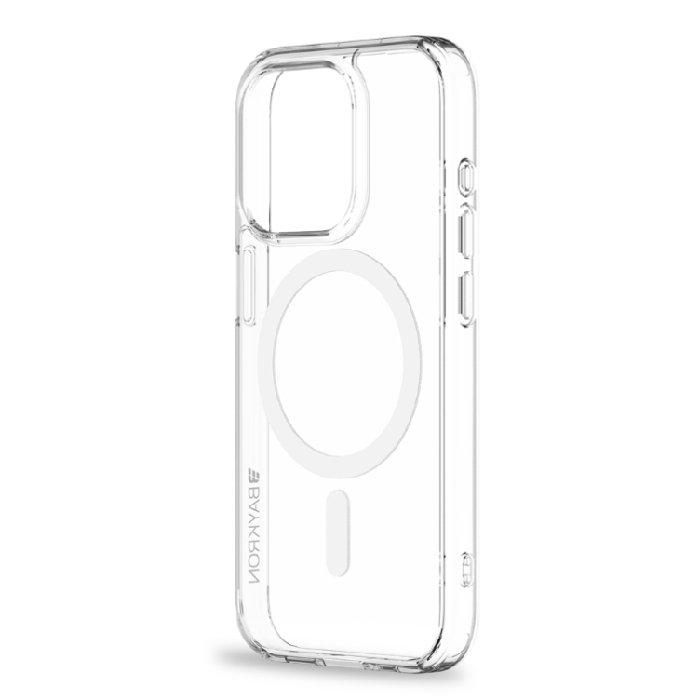 حافظة بريميوم سليم ماج لهاتف ايفون 15 برو 6.1 إنش من بايكرون، BKR-PR-IP15PROCL – شفاف