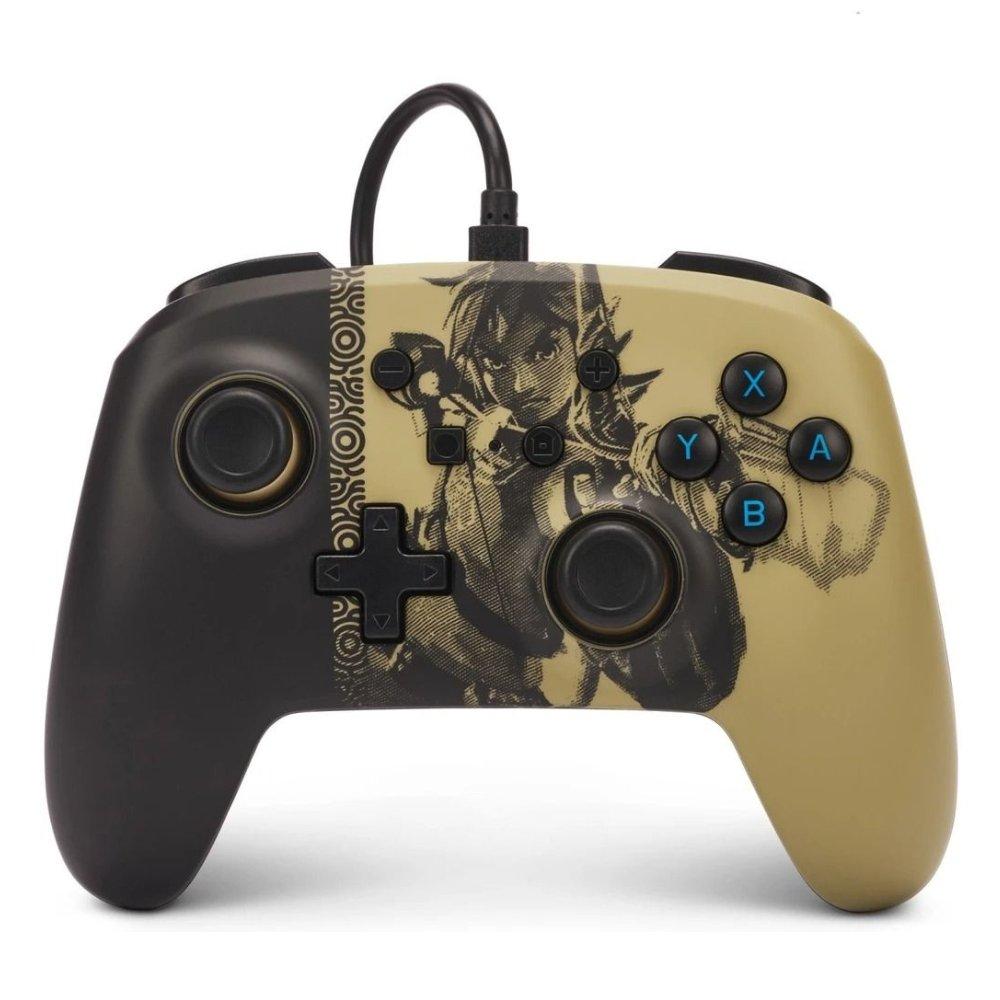 PowerA Enhanced Wired Controller for Nintendo Switch - Ancient Archer Black