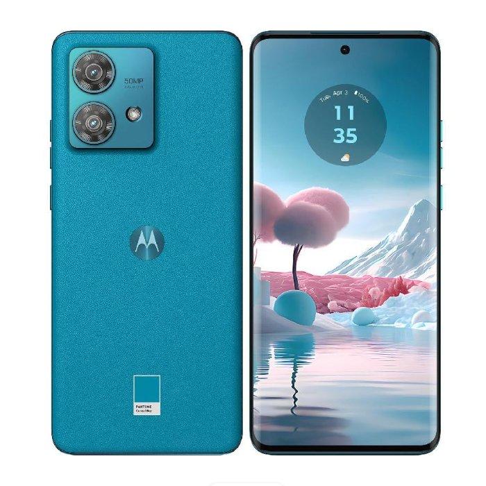 Buy Motorola edge 40 neo 5g phone, 6. 55-inch, 12gb  ram, 256gb, payh0043ae – blue in Kuwait