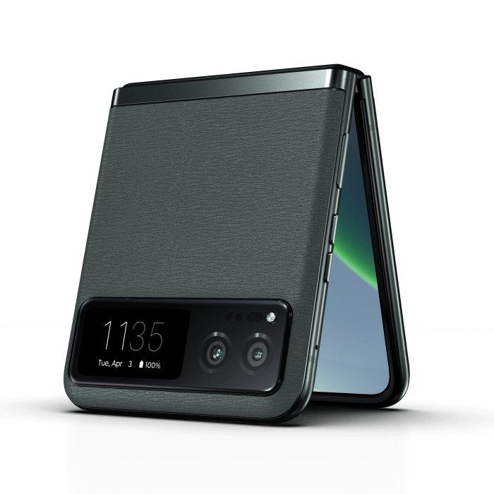 هاتف رازر 40 من موتورولا، مقاس 6.9 بوصة، 256 جيجابايت، 8 جيجابايت رام، اتصال 5جي – أخضر