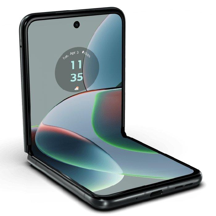 هاتف رازر 40 من موتورولا، مقاس 6.9 بوصة، 256 جيجابايت، 8 جيجابايت رام، اتصال 5جي – أخضر