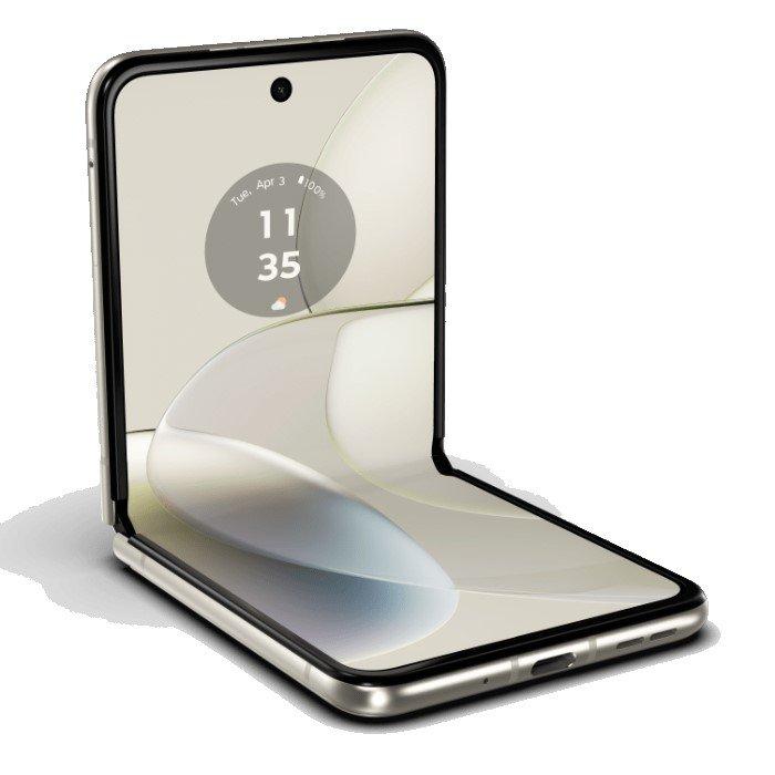 Motorola Razr 40 Phone, 6.9-inch, 256GB, 8GB RAM, 5G – Vanilla Cream