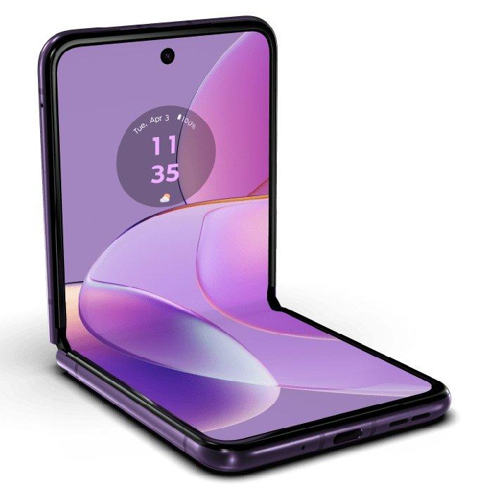 Motorola Razr 40 Phone, 6.9-inch, 256GB, 8GB RAM, 5G – Purple
