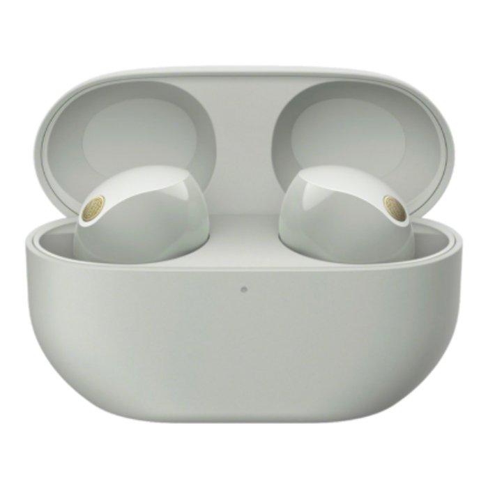 Buy Sony true wireless noise canceling earbudswf1000xm5/s  silver in Kuwait