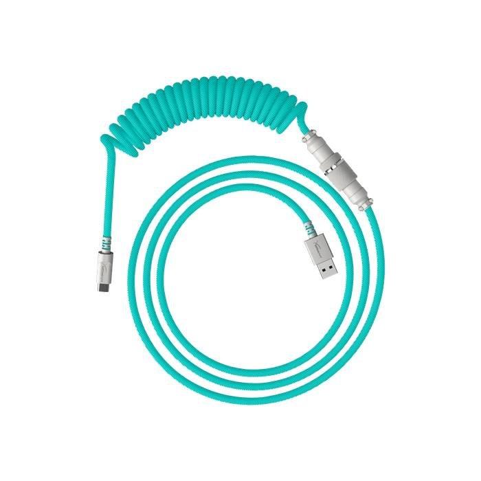 Buy Hyperx usb-c coiled 1. 37m cable – light green/white in Kuwait