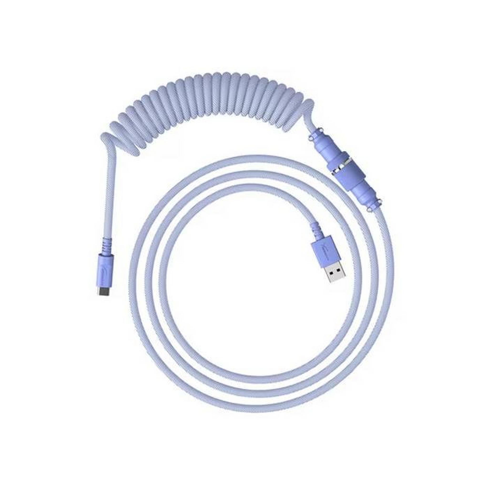 HyperX USB-C Coiled 1.37m Cable – Light Purple