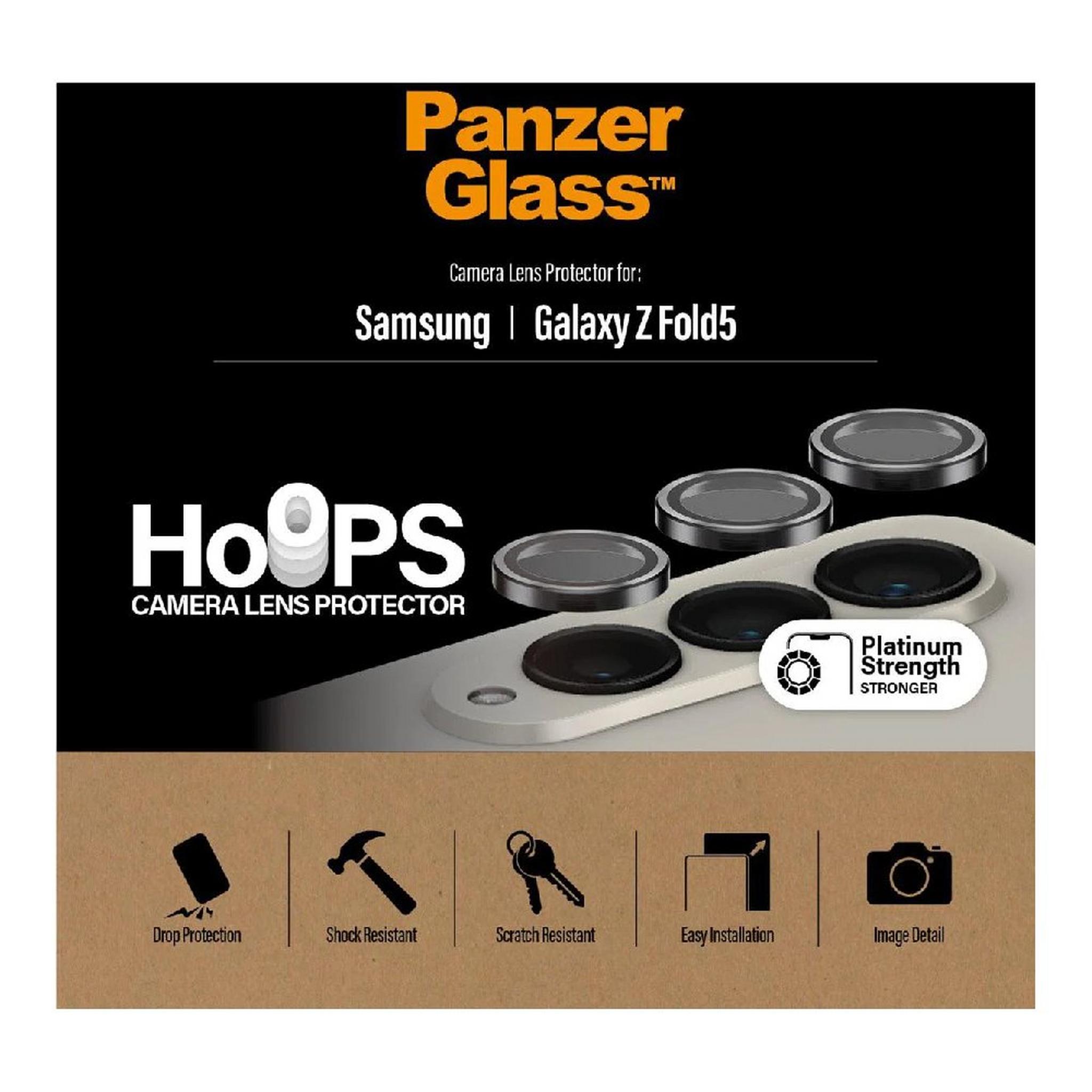 Panzer Hoops Samsung Galaxy Z Fold 5 Lens Rings, 457 - Clear