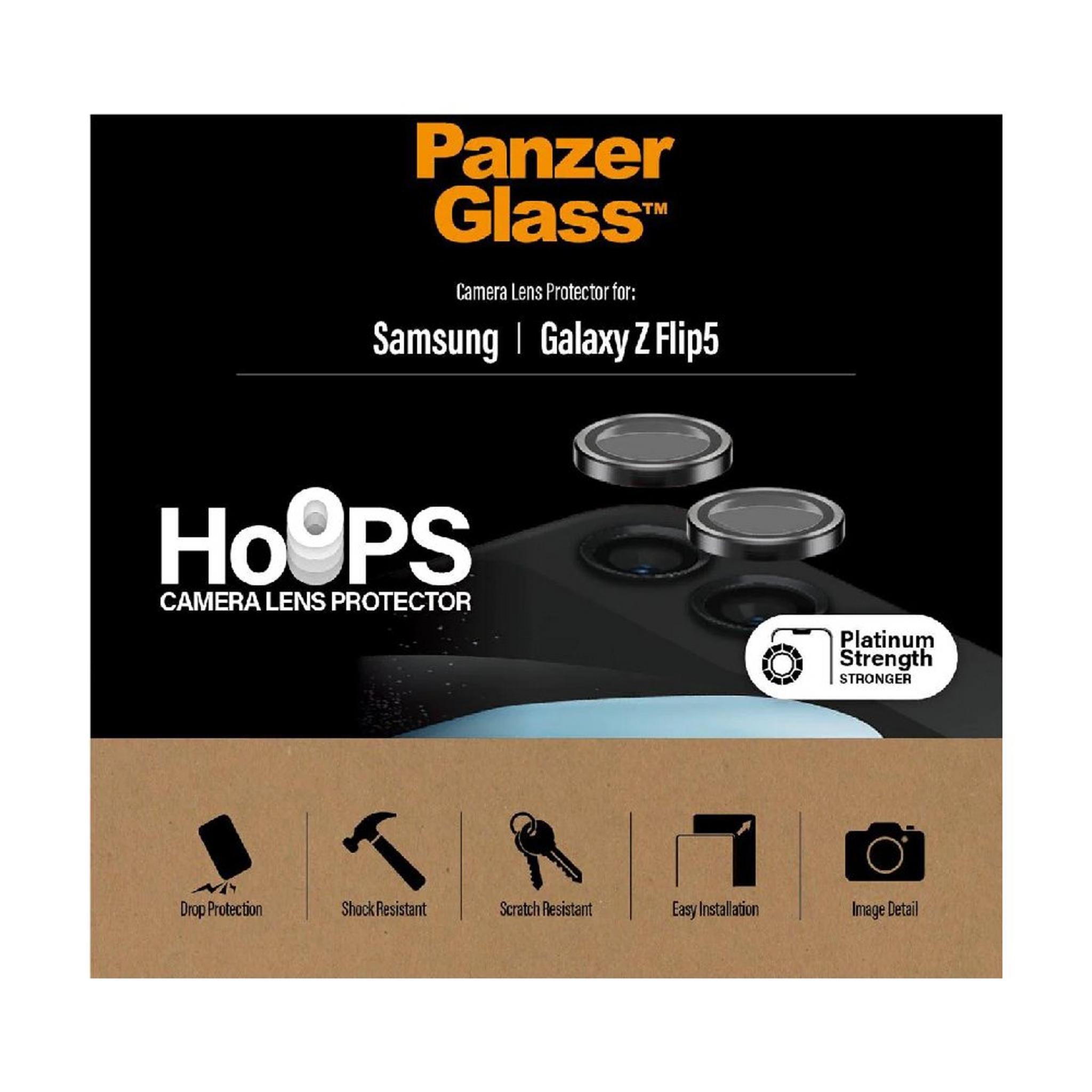 Panzer Hoops Samsung Galaxy Z Flip 5 Lens Rings, 458 - Clear