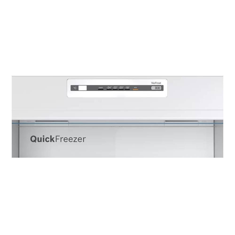 BOSCH Series 2 Top Mount Refrigerator, 12.9CFT, 365L, KDN43N120M – Silver