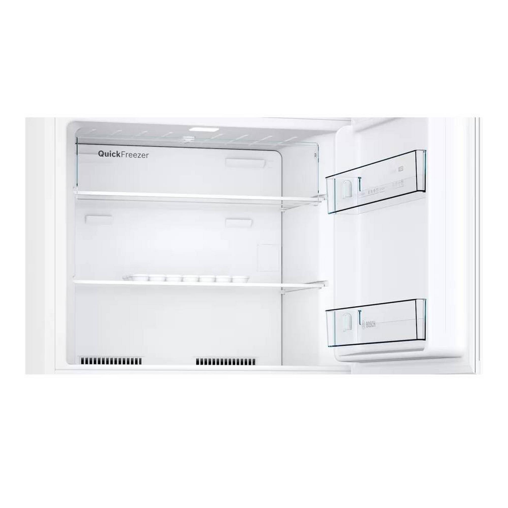 BOSCH Top Mount Refrigerator, 12.9CFT, 365L, KDN43NW20M - White