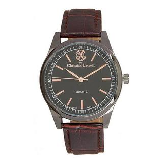 Buy Christian lacroix men casual watch, analog, cxls19mw036b – brown in Kuwait