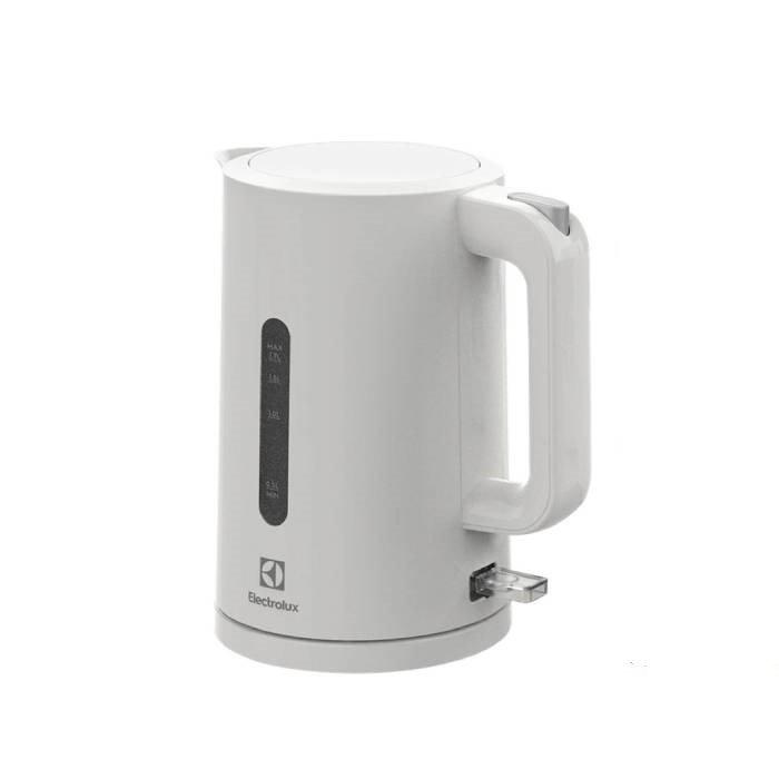 Electrolux Plastic Kettle, 1.7L, 2200W, E2EK1-100W - White