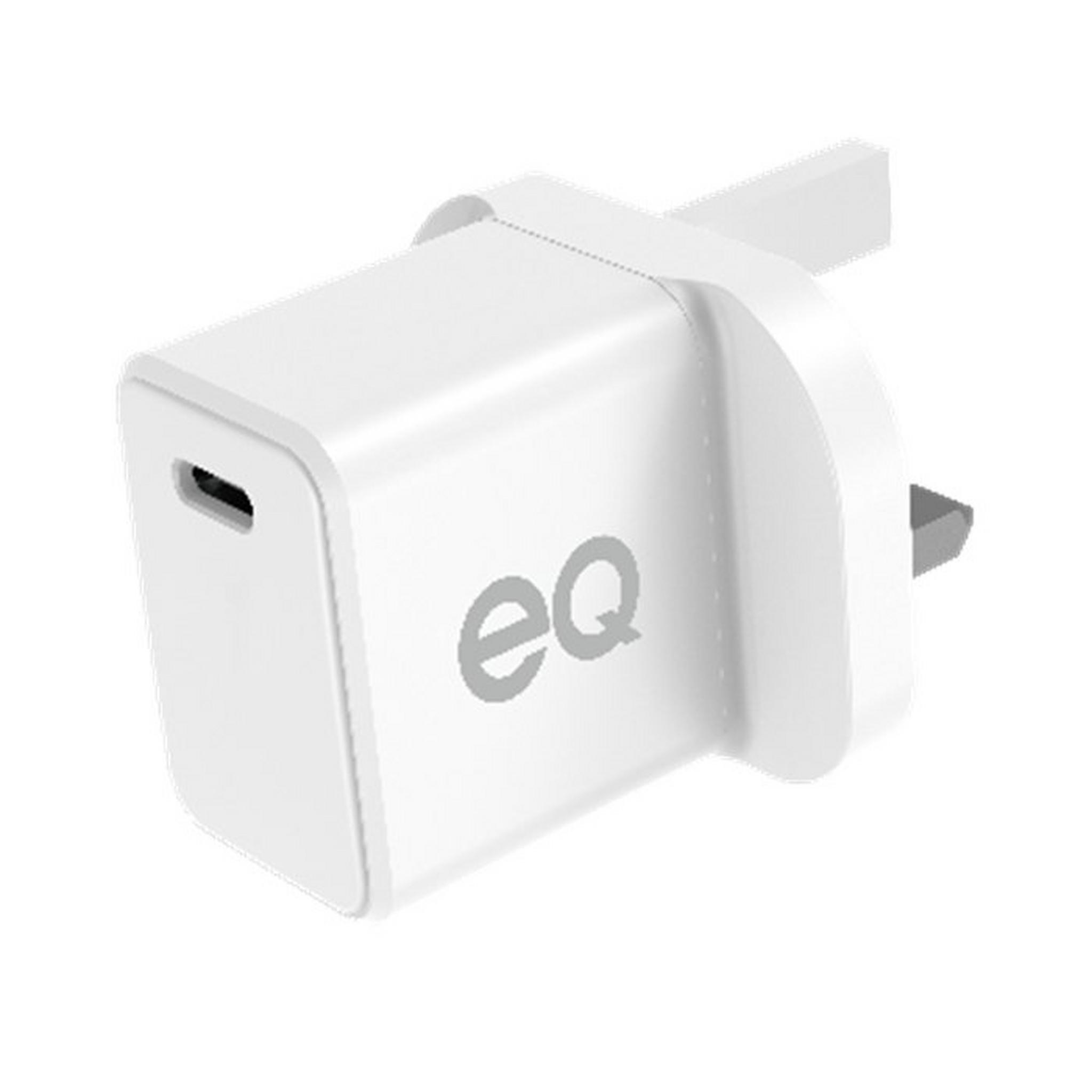 EQ USB-C Wall Charger, 20 W, VTX-20VH-3 – White