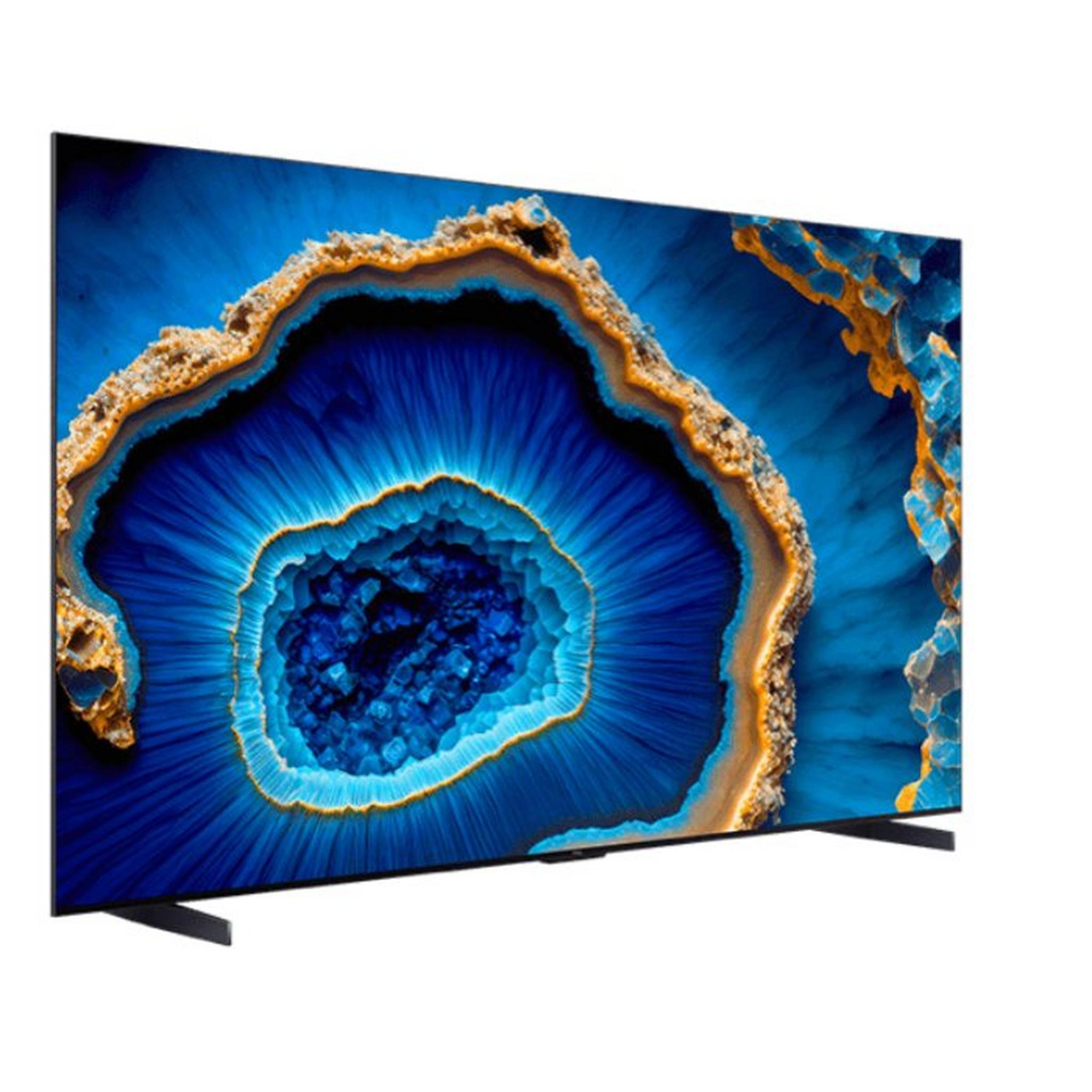 TCL 85-inch 4K Mini LED Google Smart TV, 144 HZ, 85C755 – Black