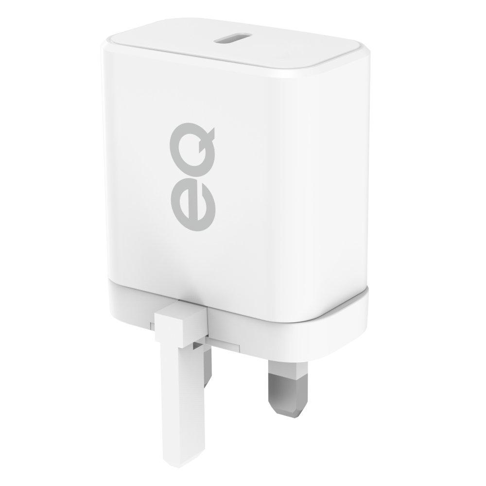 شاحن حائط جان يو اس بي – سي من اي كيو، 45 واط، VTX-45VH-3  - أبيض