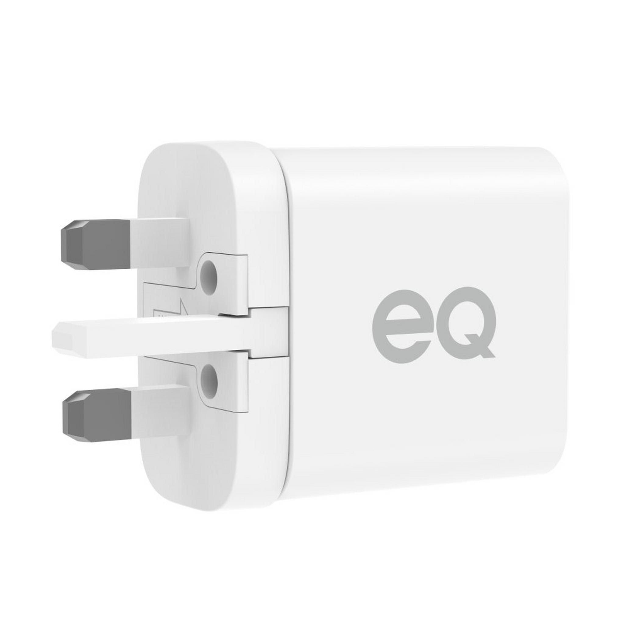 EQ Gan USB-C Wall Charger, PD 45W, VTX-45VH-3 – White