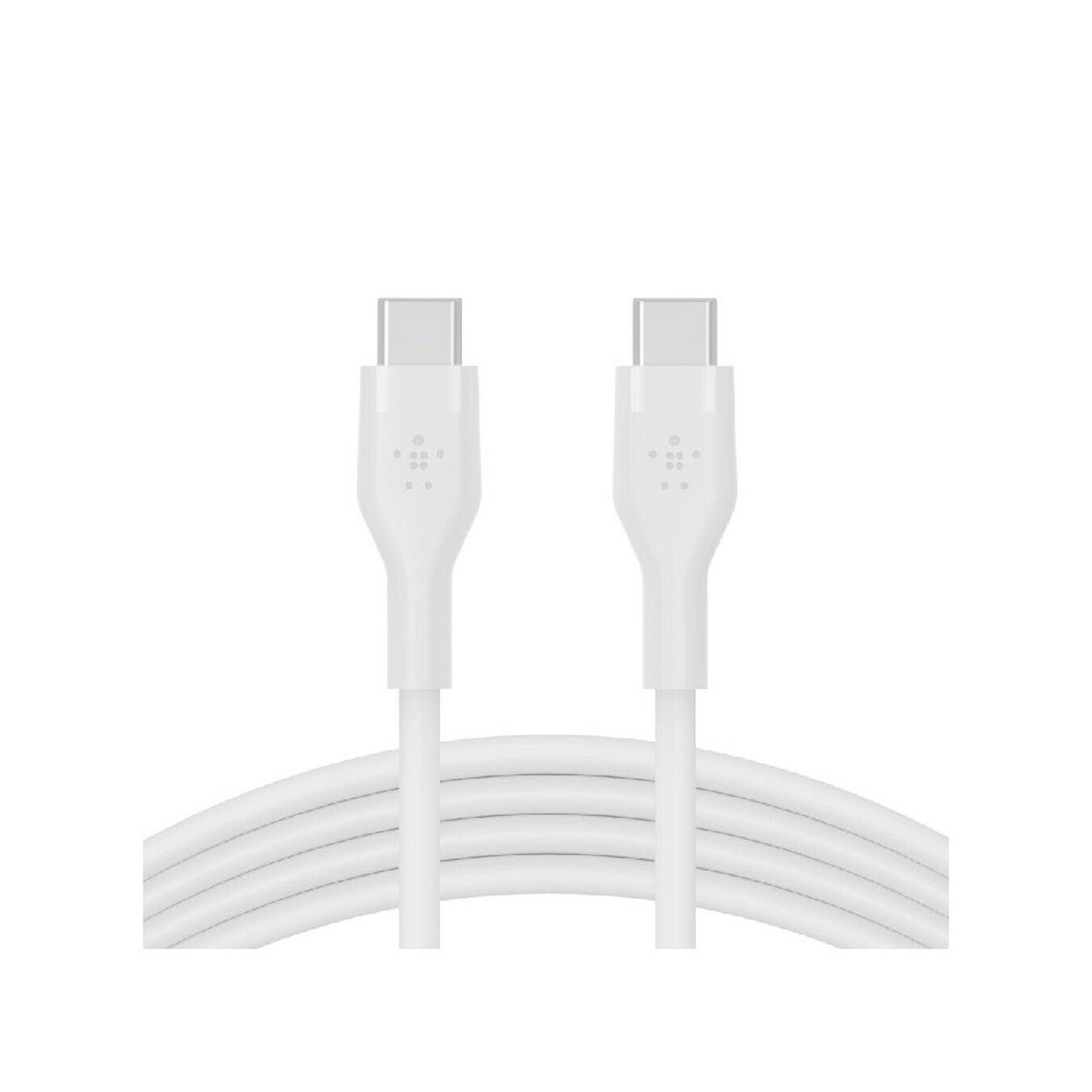 BELKIN Boostcharge USB-C To USB-C Cable, 1M, CAB009bt1MWH - White