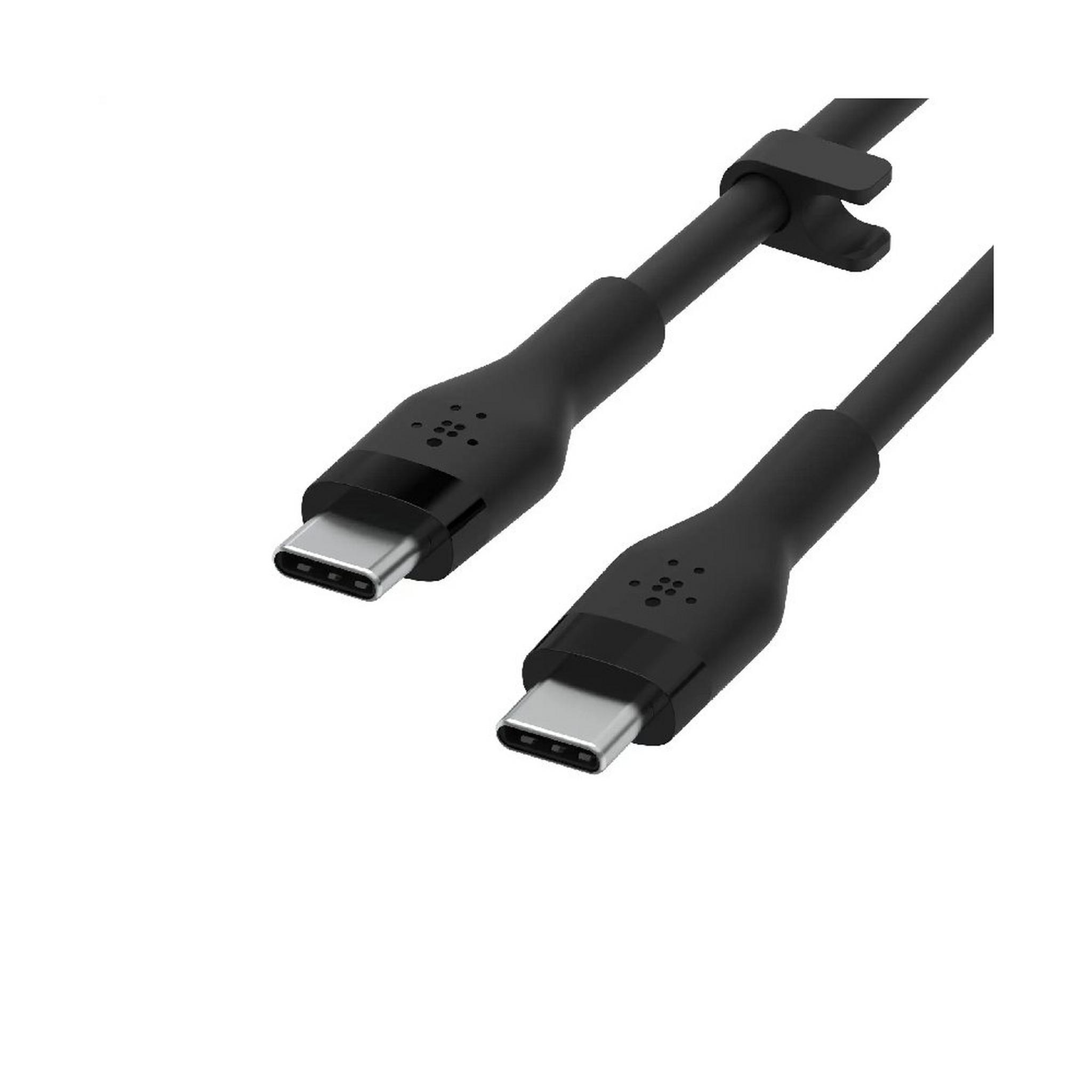 BELKIN Boostcharge Pro Flex USB-C To USB-C Cable, 3M, CAB009bt3MBK – Black