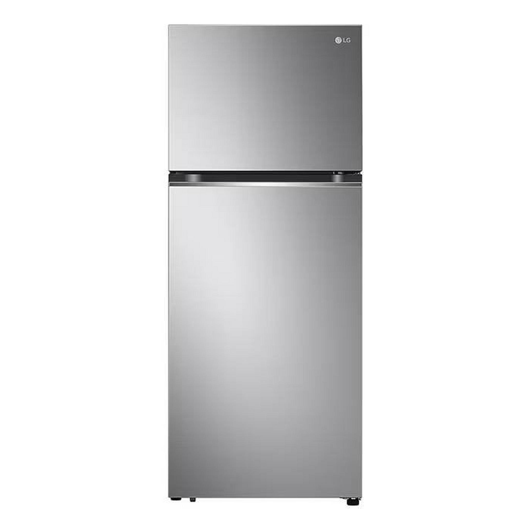 LG Top Mount Refrigerator, 14CFT, 395-Liters, GN-B522PLGB - Sliver