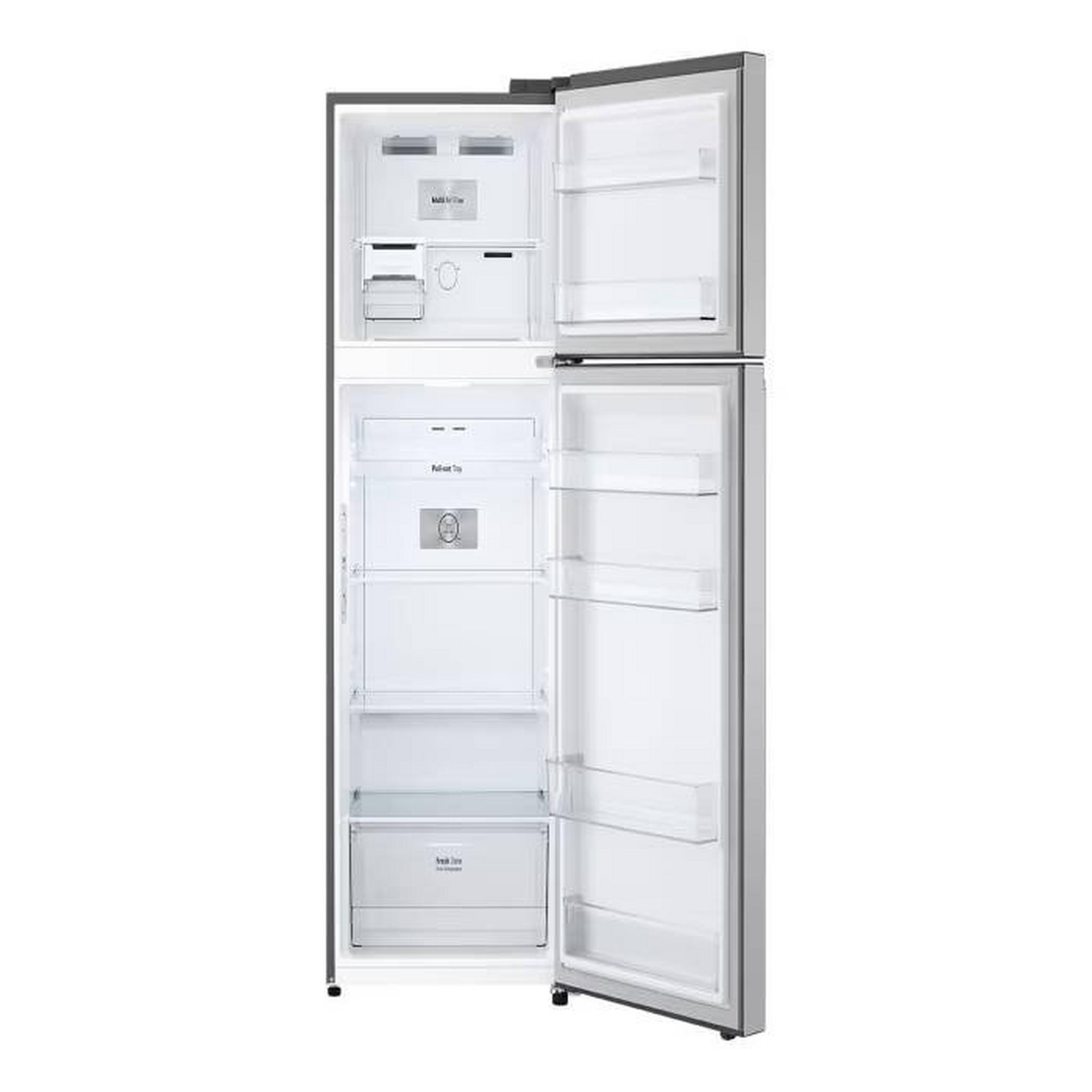 LG Top Mount Refrigerator, 14CFT, 395-Liters, GN-B522PLGB - Sliver