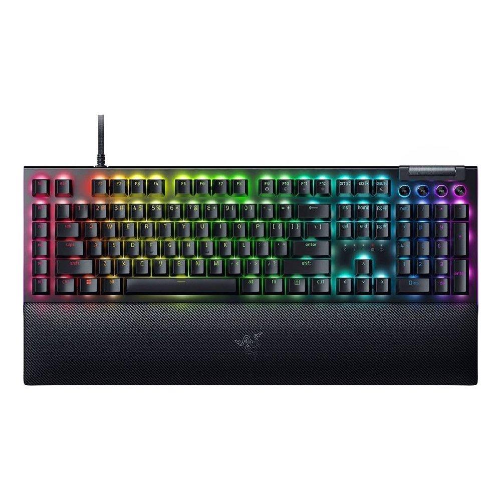 Buy Razer blackwidow v4 mechanical gaming keyboard, yellow rgb switch, rz03-04691800-r3m1 -... in Kuwait