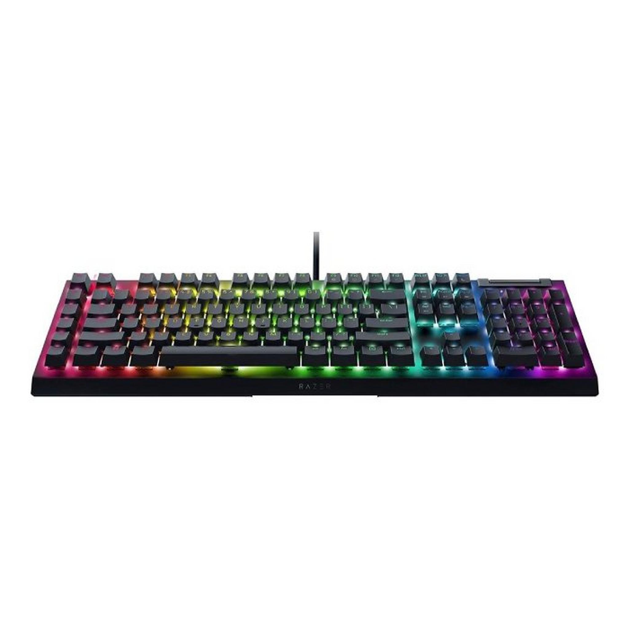 Razer BlackWidow V4 X Wired Gaming Keyboard, 6 Dedicated Macro Keys, RZ03-04703500-R391 – Black