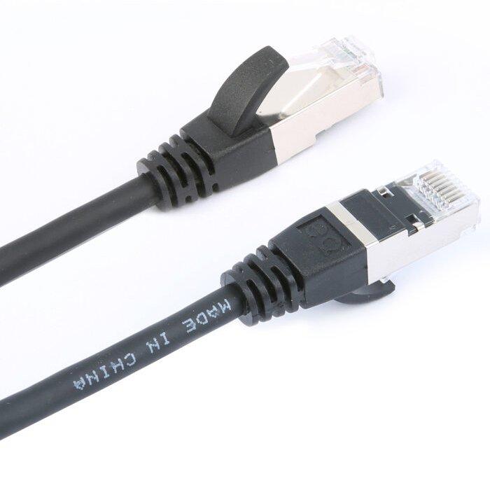 EQ Cat 8 Network Cable, 1M, ZC-605A-1M – Black