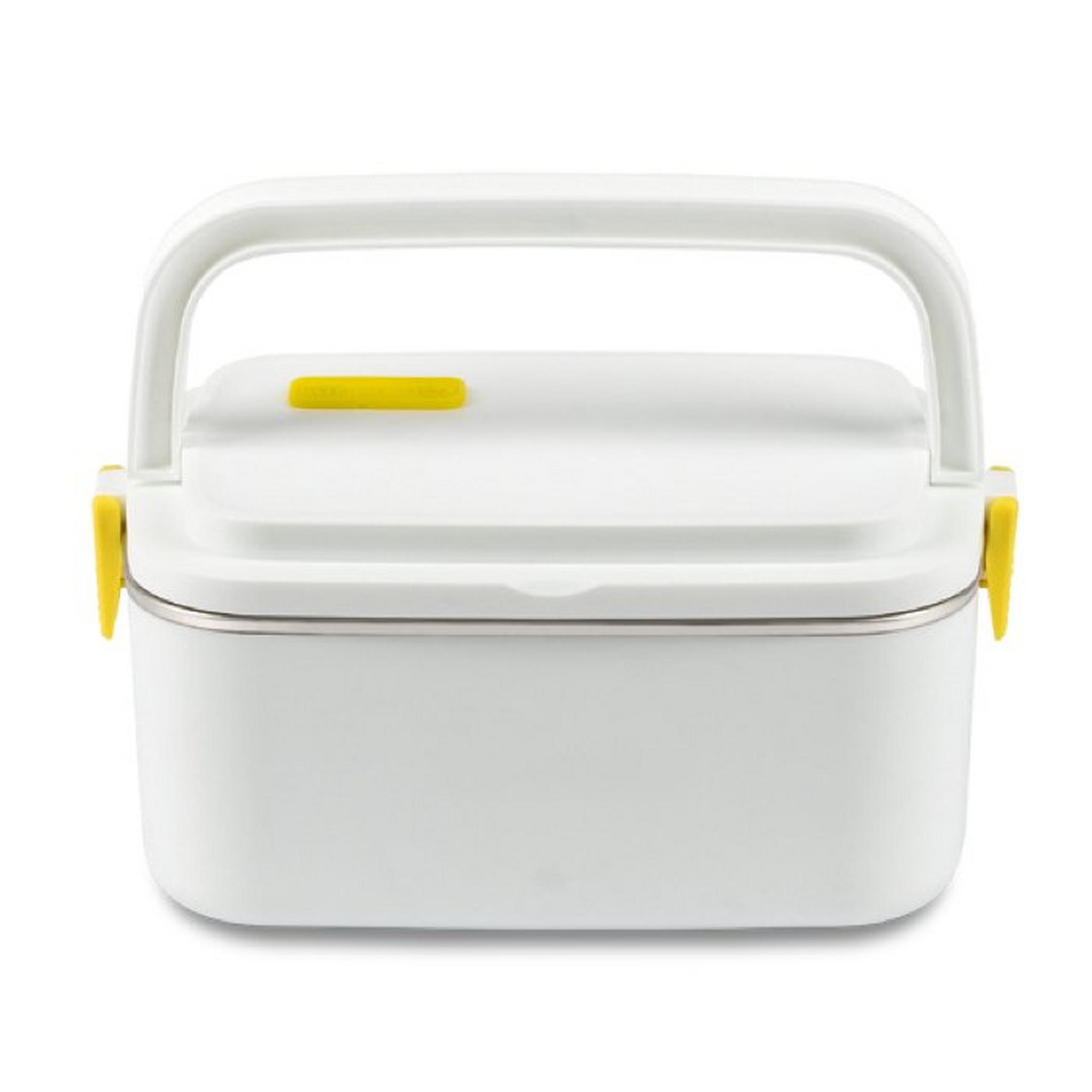 صندوق الغداء الكهربائي من ونسا, بقوة 48 واط, F01 - أبيض