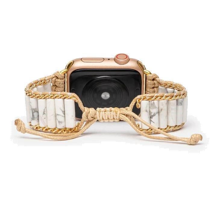 Cape Diablo Heavenly Howlite Apple Watch Strap – 38,40,41,42,44,45mm