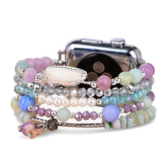 Cape Diablo Seaside Dreams Stretch Apple Watch Strap, Small 5.25 - 5.8 Inch