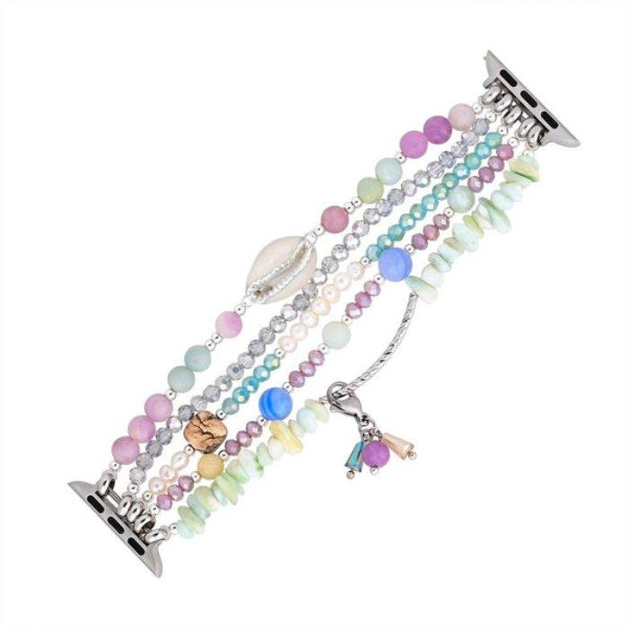 Cape Diablo Seaside Dreams Stretch Apple Watch Strap, Small 5.25 - 5.8 Inch