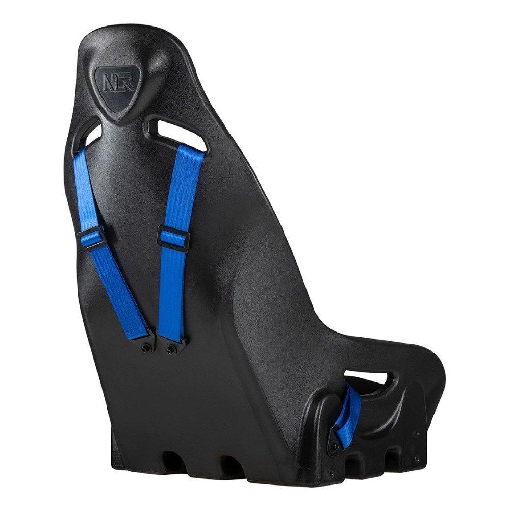 Next Level GT Gaming Racing Blue Simulator Cockpit + Elite ES1 Racing Black Simulator Seat