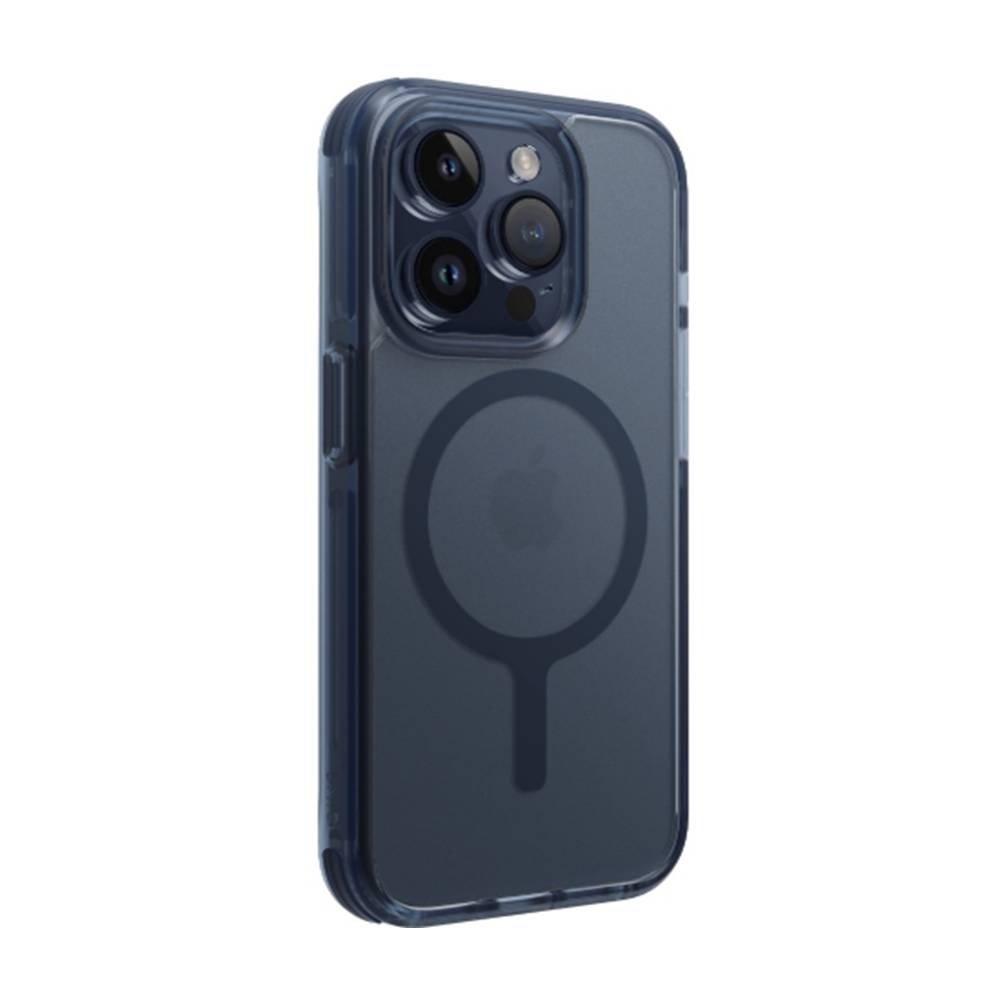 UNIQ MagSafe Combat Case for 6.7-inch iPhone 15 Pro Max, 8886463685709 - Smoke Blue