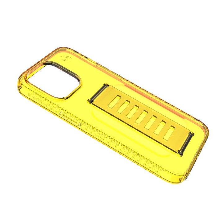 غطاء حماية سليم لهاتف ايفون 15 برو مقاس 6.1 بوصة من جريب 2 يو، GGA2361PSLRAY – أصفر