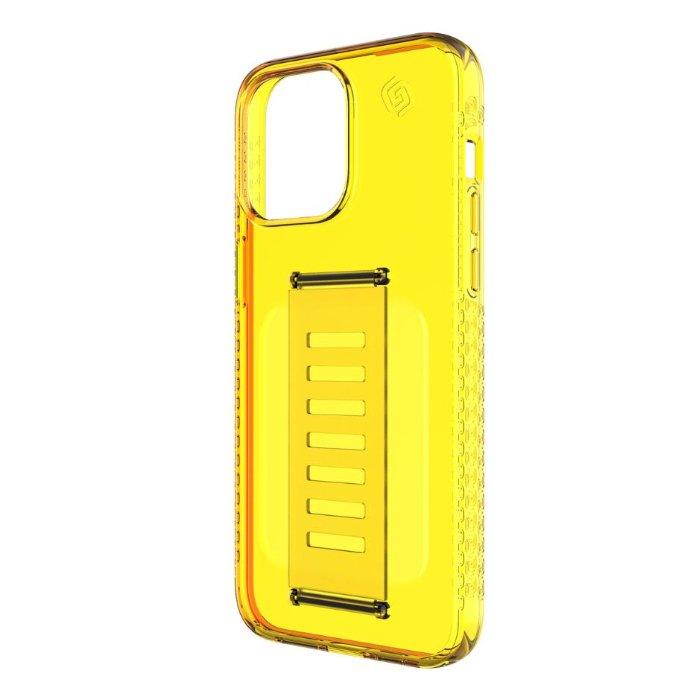 غطاء حماية سليم لهاتف ايفون 15 برو مقاس 6.7 بوصة من جريب 2 يو، GGA2367PSLRAY – أصفر