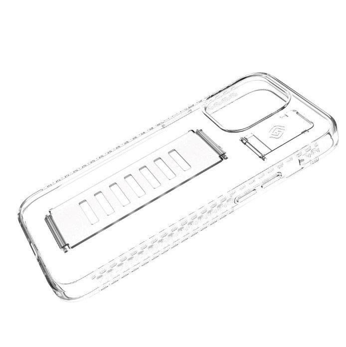 غطاء حماية بوست مع مسند لهاتف ايفون 15 برو مقاس 6.7 بوصة من جريب 2 يو، GGA2367PBTKCLR – شفاف