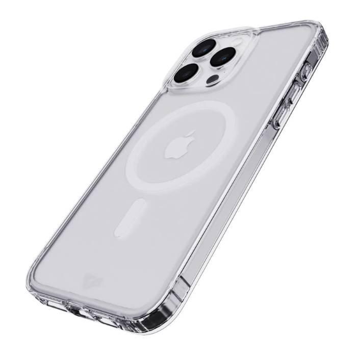 غطاء حماية إيفو كلير ماجسيف لهاتف أيفون 15 برو ماكس من تيك21، T21-10326 – شفاف 