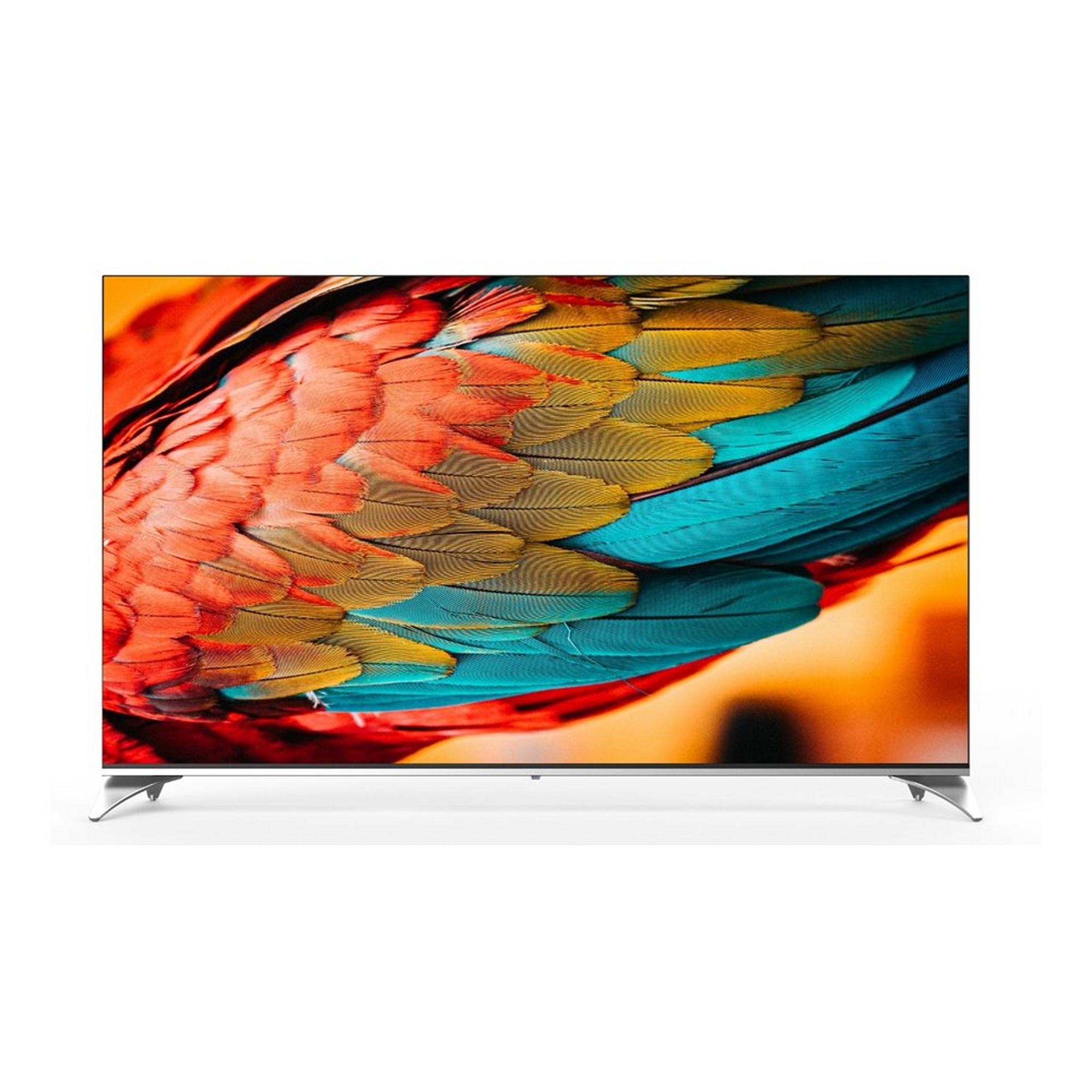 Wansa 65-inch UHD QLED Google TV, WQD65NGT63X – Silver