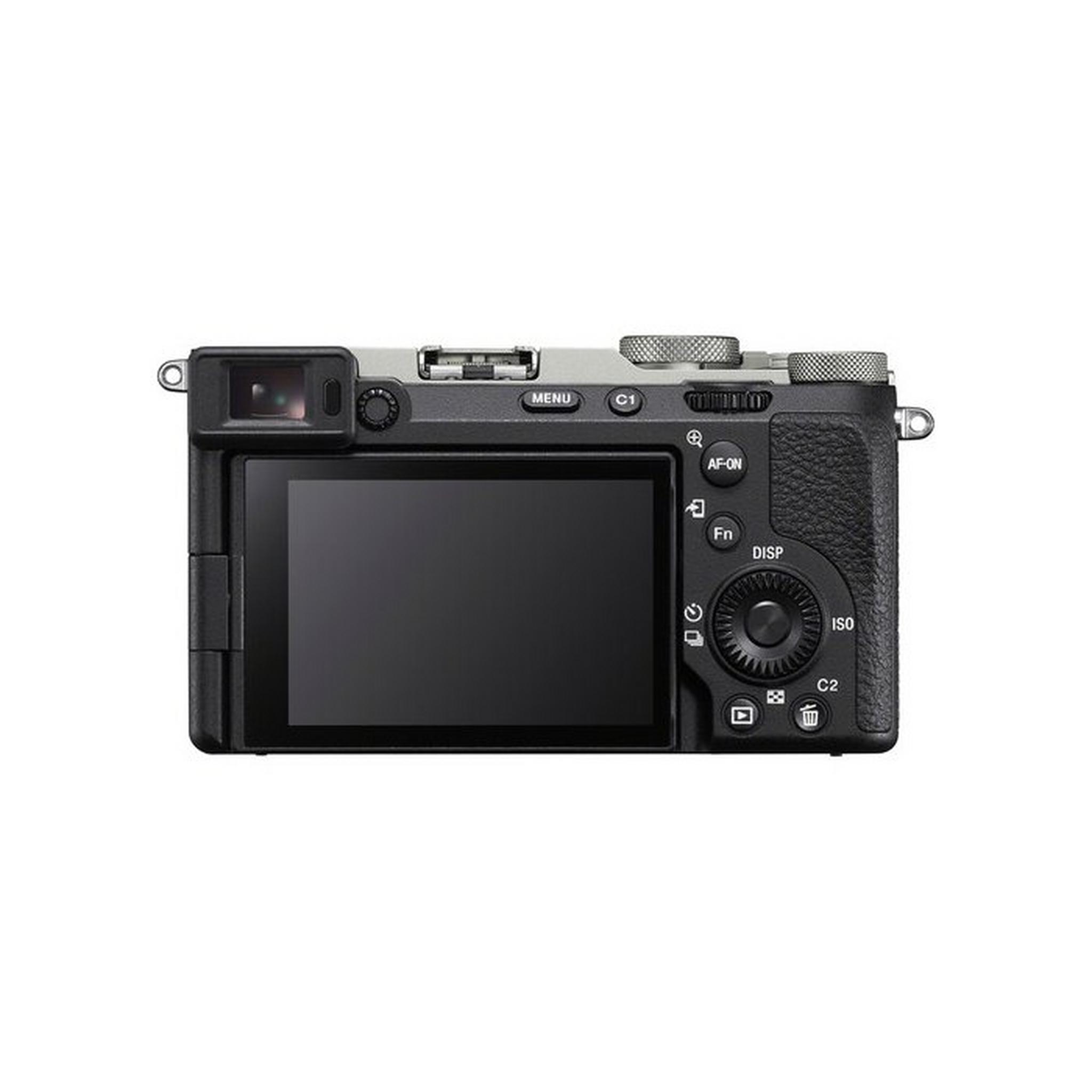 Sony Alpha AC2 Camera + 28-60MM LENS, 7.5 cm, ILCE-7CM2LSQAF1– Silver