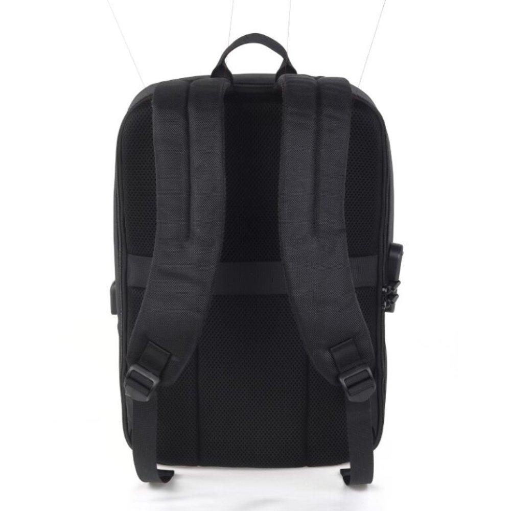 EQ Anti-Theft Laptop Backpack with Password Lock, 15.6-Inches, KLB220318 – Black