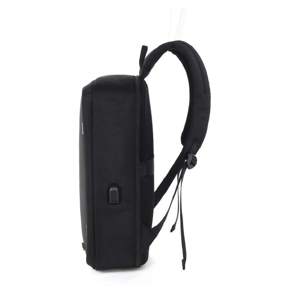 EQ Anti-Theft Laptop Backpack with Password Lock, 15.6-Inches, KLB220318 – Black