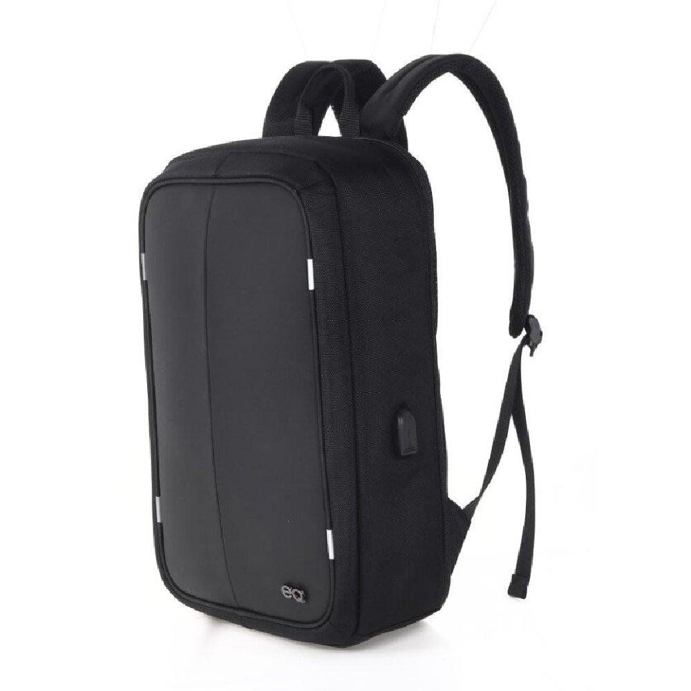 EQ Anti-Theft Laptop Backpack with Password Lock, 15.6-Inches, KLB220318 – Black