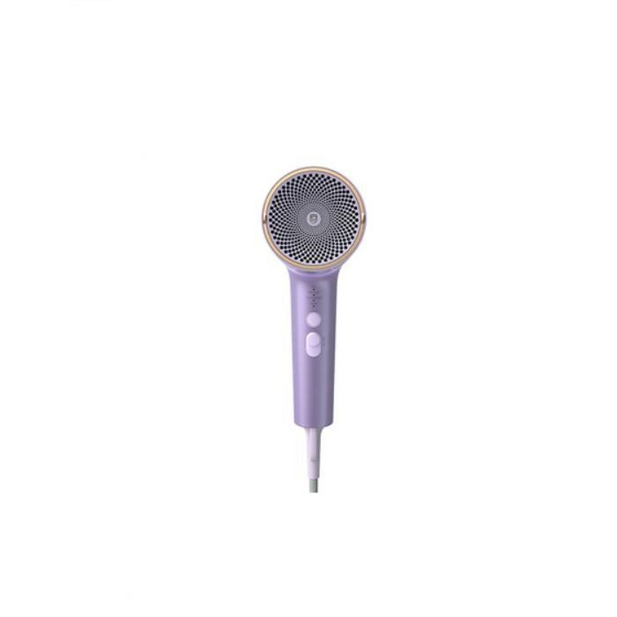 Philips 7000 Series Hair Dryer, 1800W with Ionic Care, 2 Years Warranty, BHD720/13 - Metallic Lilac