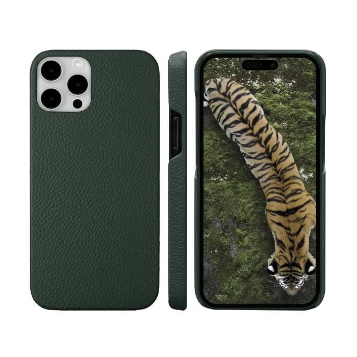 غطاء حماية نيويوورك لهاتف ايفون 15 برو ماكس من ديبرامانتيه 1928، NY67EVGR5693 – أخضر داكن