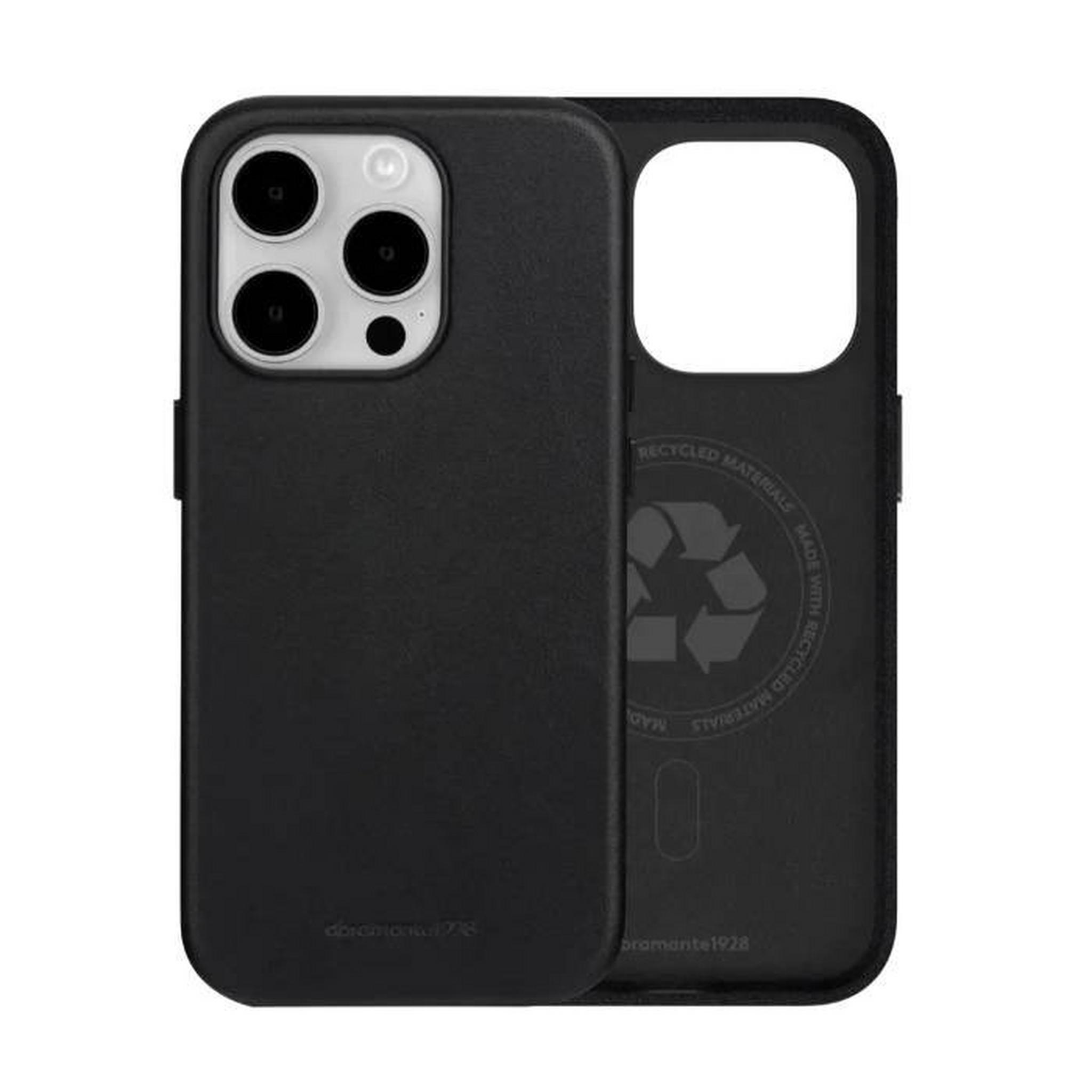 DBRAMANTE1928 Roskilde Magsafe Case for IPhone 15 Pro, RO61GTBL1888 – Black
