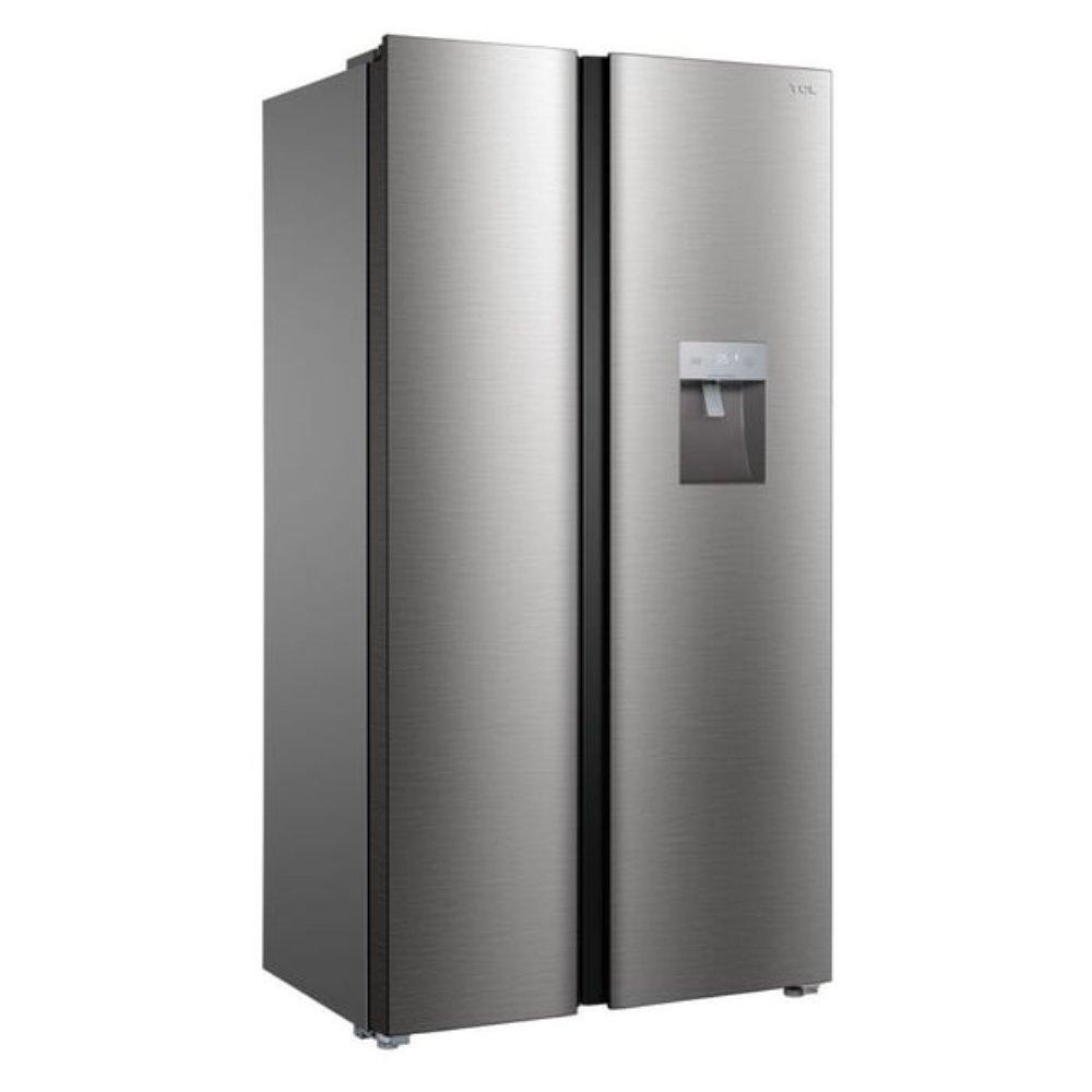 TCL Side by Side Refrigerator/ Freezer, 21.4CFT, 607 Liters Capacity, P790SBSNWD - Inox