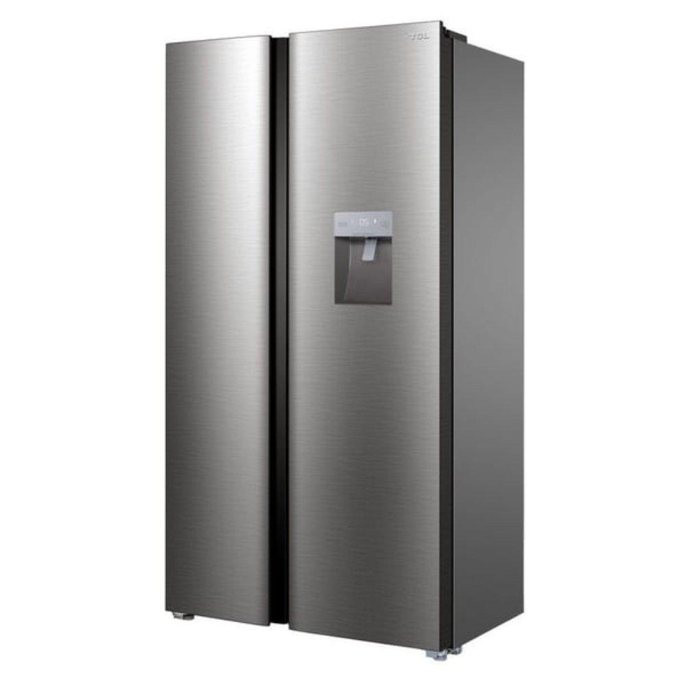 TCL Side by Side Refrigerator/ Freezer, 21.4CFT, 607 Liters Capacity, P790SBSNWD - Inox